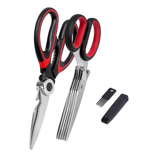 Foto 1 | Foto 1 | Tijeras De Cocina Multiusos 2 Piezas Eo Safe Imports Esi-24682 Negro