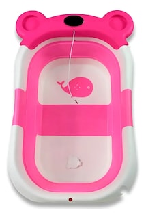 Foto 1 | Foto 1 | Bañera Plegable Angelin Rosa Para Bebe