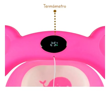 Foto 4 | Foto 4 | Bañera Plegable Angelin Rosa Para Bebe