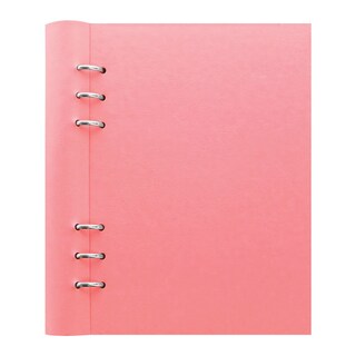 Foto 1 | Foto 1 | Cuaderno Filofax Clipbook Con Cubierta Rosa Imitación Cuero A5