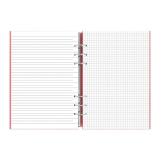 Foto 3 | Foto 3 | Cuaderno Filofax Clipbook Con Cubierta Rosa Imitación Cuero A5