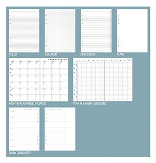 Foto 6 | Foto 6 | Cuaderno Filofax Clipbook Con Cubierta Rosa Imitación Cuero A5