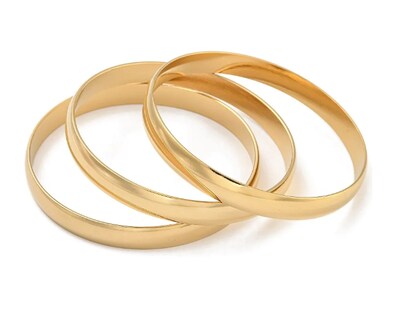 Foto 1 | Foto 1 | Set De Brazaletes Acero Inoxidable 3 Piezas Xtellar Modelo Dorado