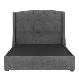 Foto 1 | Foto 1 | Cabecera Dicasa Zefyr Gris Oscuro Individual + Base Cama