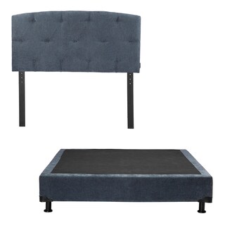 Foto 1 | Foto 1 | Cabeceradicasa Sigma Azul Individual + Box