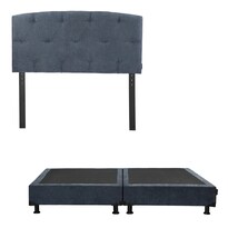 Cabeceradicasa Sigma Azul King Size + Box