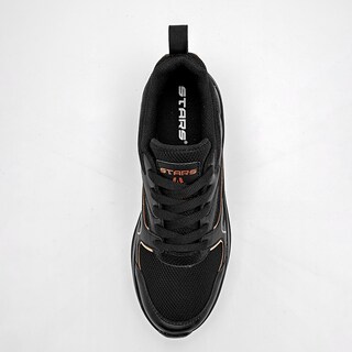 Foto 2 | Foto 2 | Stars Of The World Tenis Chunky Negro Oro Para Mujer