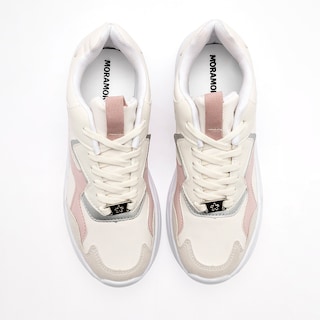 Foto 3 | Foto 3 | Moramora Tenis Latte Rosa Plata Para Mujer