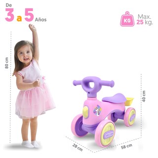 Foto 2 | Foto 2 | Correpasillos Apache Rosa Pastel Con Luces Y Música