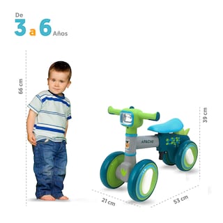 Foto 4 | Foto 4 | Correpasillos Apache Dino Verde Con Luces Y Música