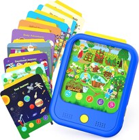 Tableta Educativa Qiaojoy Multicolor Bilingüe Para Niños De 2 A 5 Años Con Tarjetas