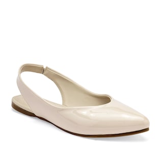 Foto 1 | Foto 1 | Been Class Balerina Destalonada Beige Charol Para Mujer