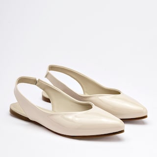 Foto 2 | Foto 2 | Been Class Balerina Destalonada Beige Charol Para Mujer