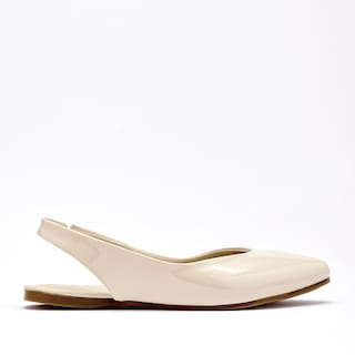 Foto 7 | Foto 7 | Been Class Balerina Destalonada Beige Charol Para Mujer