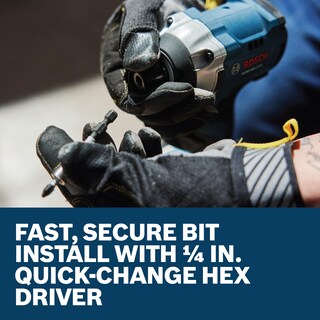 Foto 5 | Foto 5 | Kit De Destornillador De Impacto Bosch Gdr18v-215b12 Negro 18 V Con Batería De 2 Ah Y Cargador