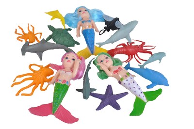 Foto 3 | Foto 3 | Set De 33 Figuras De Sirenas Wild Republic