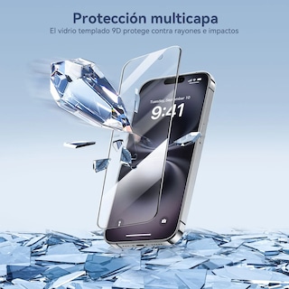 Foto 3 | Foto 3 | Funda Para Iphone 17 Pro Max Con Accesorios 3 Piezas Eo Safe Imports Esi-24651 Negro