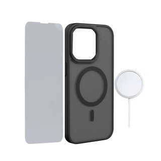 Foto 1 | Foto 1 | Funda Para Iphone 16 Pro Max Con Accesorios 3 Piezas Eo Safe Imports Esi-24650 Negro