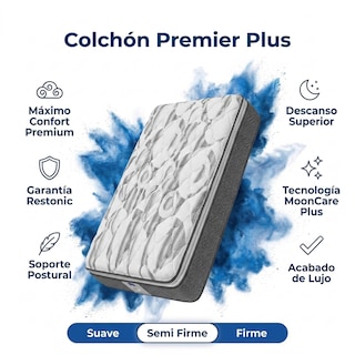 Foto 3 | Foto 3 | Colchón Matrimonial Size Restonic Luxe Kit Descanso Elite 2 Almohadas + Balón