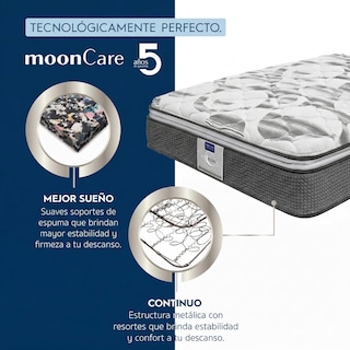 Foto 4 | Foto 4 | Colchón Matrimonial Size Restonic Luxe Kit Descanso Elite 2 Almohadas + Balón