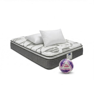 Foto 1 | Foto 1 | Colchón King Size Restonic Luxe Kit Soporte Ortopédico 2 Almohadas + Balón