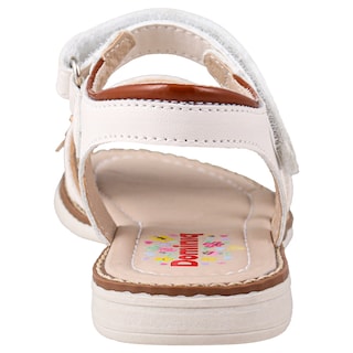 Foto 5 | Foto 5 | Sandalia Huarache Niña Dominiq 7081 Latte Flores Y Velcro