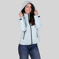 Chamarra Corta Rompevientos Para Mujer Con Capucha Desmontable Greenlander Verde