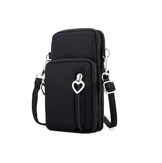 Foto 2 | Foto 2 | Bolso Cruzado De Un Solo Hombro Para Mujer Negro