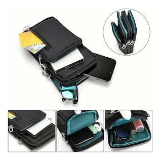 Foto 3 | Foto 3 | Bolso Cruzado De Un Solo Hombro Para Mujer Negro