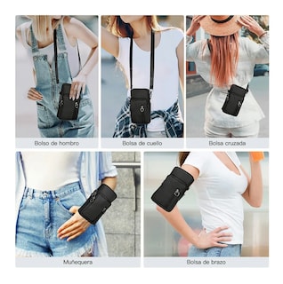 Foto 4 | Foto 4 | Bolso Cruzado De Un Solo Hombro Para Mujer Negro