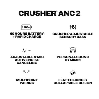 Foto 7 | Foto 7 | Auriculares Supraaurales Inalámbricos Skullcandy Crusher Anc 2 Anc 60h - Venta Internacional.