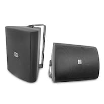 Par Bocina Bafle Ambiental Reja Anticorrosión 6.5 Steelpro Kit-baflex2 Color Negro