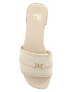 Foto 5 | Foto 5 | Sandalia Casual Westies Beige Textil Para Mujer