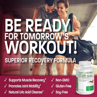 Foto 3 | Foto 3 | Suplemento Bronson Extracto De Cereza Ácida Con Semilla De Apio 120 Cápsulas