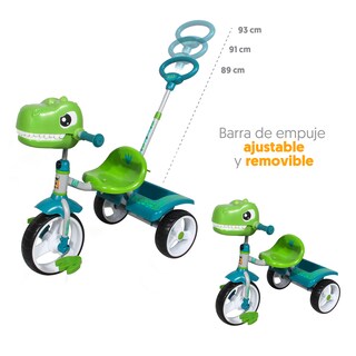 Foto 5 | Foto 5 | Triciclo Apache Dinosaurio Verde con Luces