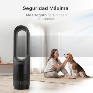 Foto 3 | Foto 3 | Ventilador Calefactor 2 En 1 Esquimal Grafito-gris Sin Aspas Silencioso