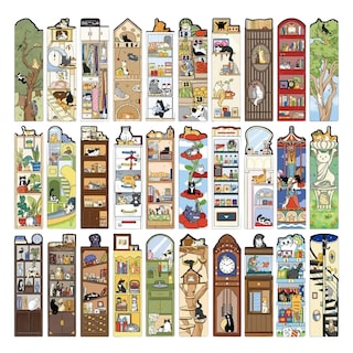 Foto 1 | Foto 1 | Separadores De Libros Diseños Cute Gatos Marcapáginas 30pzs