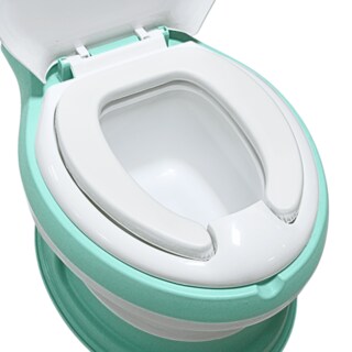 Foto 6 | Foto 6 | Baño Entrenador Joykoo Verde para Niños Asiento Acolchado Antideslizante Fácil de Limpiar Diseño Realista