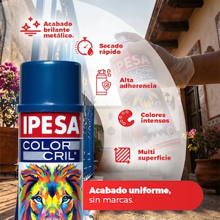 Foto 2 | Foto 2 | Pintura En Aerosol Multiusos Alta Cobertura Azul Metalico