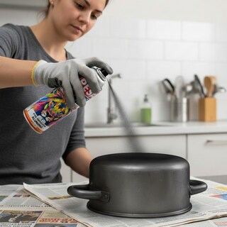 Foto 8 | Foto 8 | Pintura En Aerosol Negro Multiusos Secado Rápido Alta Temperatura