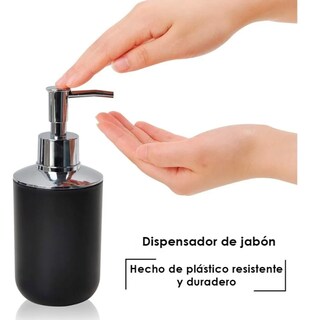 Foto 4 | Foto 4 | Juego De Accesorios De Baño De 6 Piezas Xtellar Modelo Negro