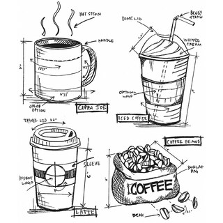 Foto 7 | Foto 7 | Set De Sellos De Goma Stampers Anonymous Tim Holtz 18x22 Cm