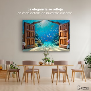 Foto 2 | Foto 2 | Cuadro Decorativo Para Sala Canvas Luz De Mar Abierto 90x60