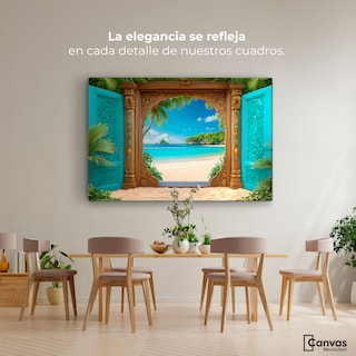 Foto 2 | Foto 2 | Cuadro Decorativo Para Sala Canvas Costa Azul Secreta 90x60