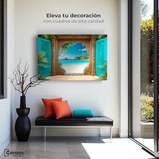 Foto 3 | Foto 3 | Cuadro Decorativo Para Sala Canvas Costa Azul Secreta 90x60