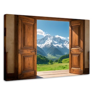 Foto 1 | Foto 1 | Cuadro Decorativo Para Sala Canvas Umbral De Montaña 90x60