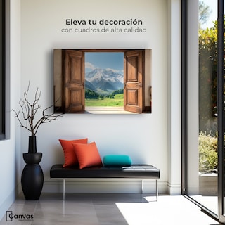 Foto 3 | Foto 3 | Cuadro Decorativo Para Sala Canvas Umbral De Montaña 90x60