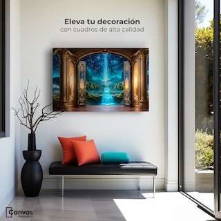 Foto 3 | Foto 3 | Cuadro Decorativo Para Sala Canvas Agua De Encanto 90x60