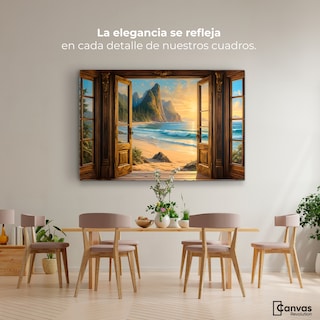 Foto 2 | Foto 2 | Cuadro Decorativo Para Sala Canvas Entre Olas Y Picos 90x60