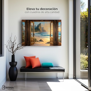 Foto 3 | Foto 3 | Cuadro Decorativo Para Sala Canvas Entre Olas Y Picos 90x60